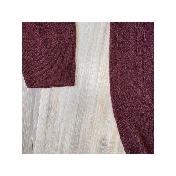 DOCKERS Mens Tight Knit Size Medium Maroon Pullover Sweater Size XXL EUC - Picture 9 of 14